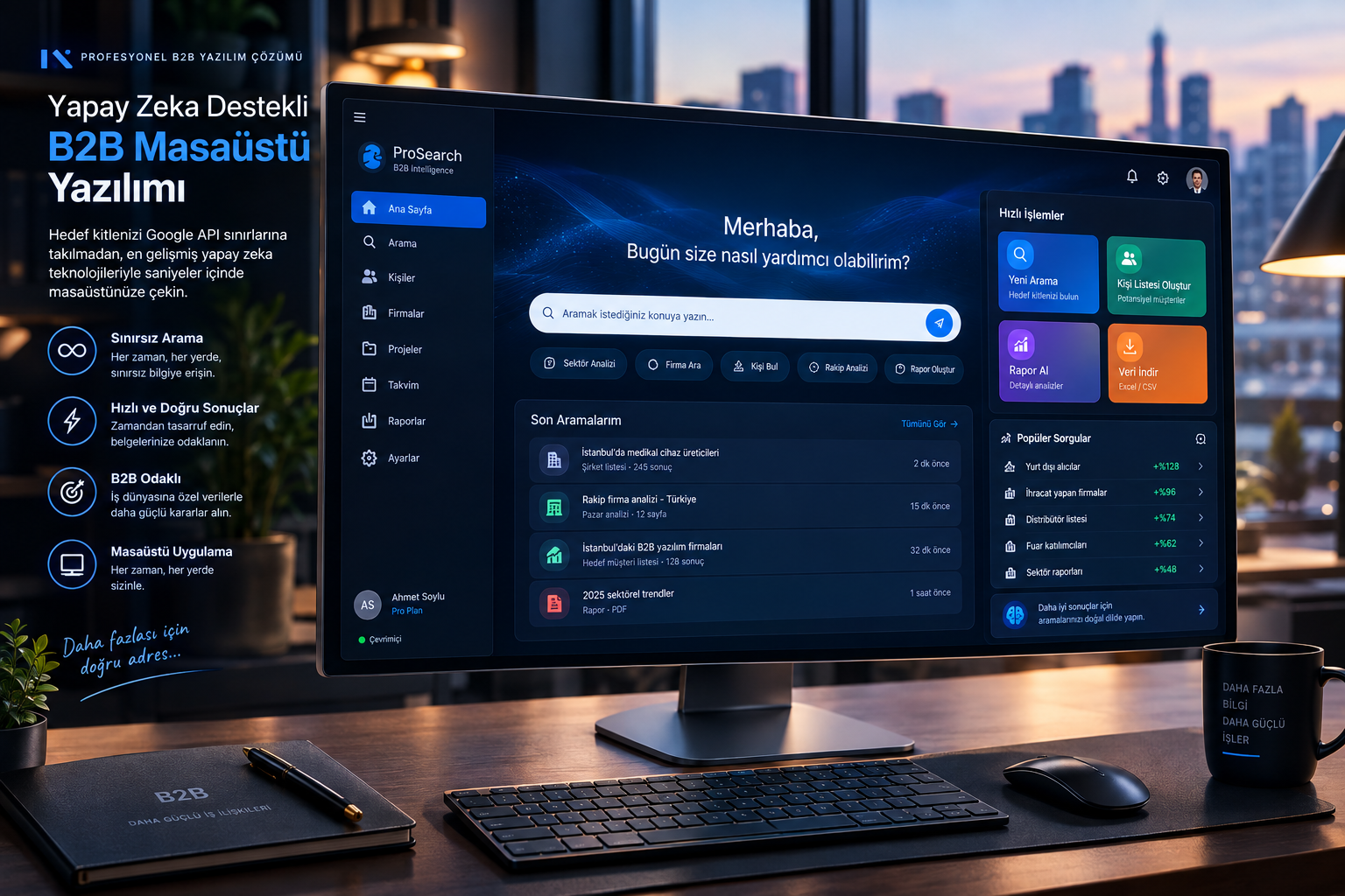 B2B AI Masaüstü Yazılımı